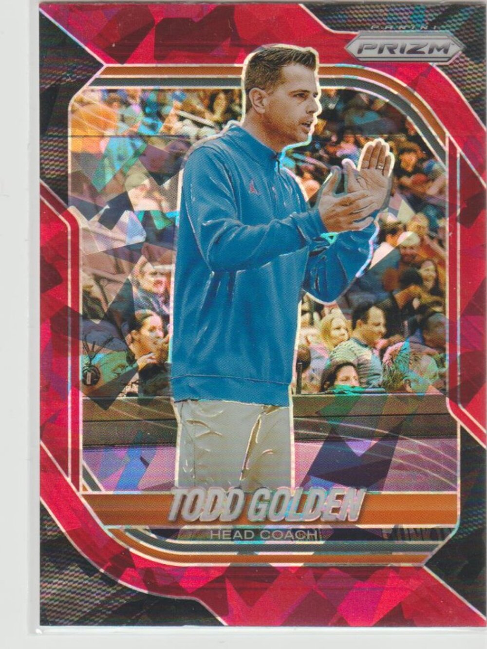 Todd Golden 2025-26 Panini Prizm Red Ice Prizm Head Coach #130